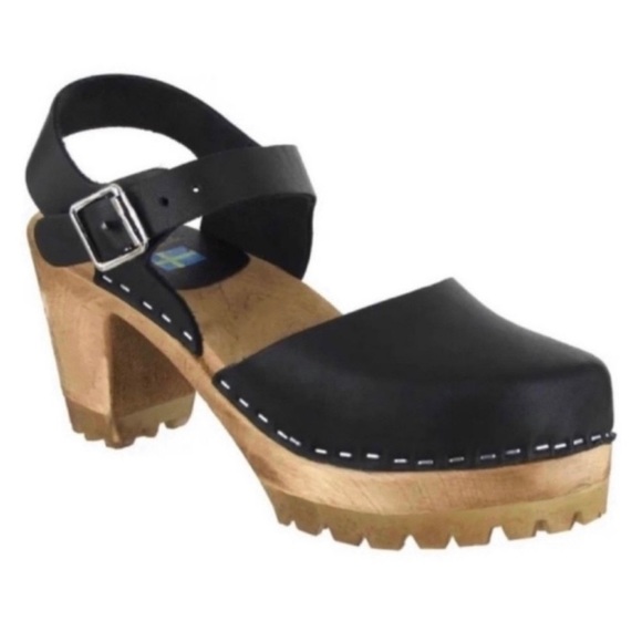 NWOT Free People x MIA Abba Black Platform Clogs Size 41 = Womens 10 - Picture 2 of 8